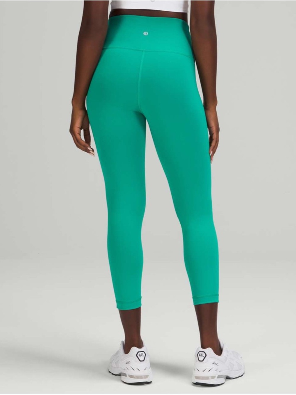 Lululemon Wunder Train High-Rise Crop 23” Green Size 4